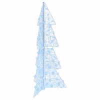 arbol de navidad 100 led frio 120 cm acrilico vidaxl