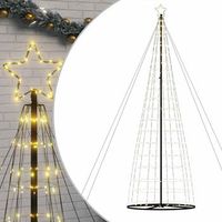 arbol de navidad led 1534 leds blanco calido 503 cm vidaxl
