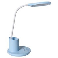 lampara de escritorio led para oficina ajustable regulador de intensidad continuo modos cct azul vela