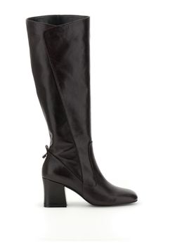 botas de piel napa bordeaux 39