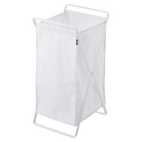 cesta de lino de tela plegable