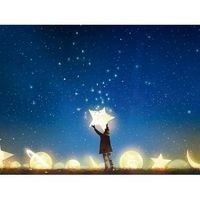 fotomural vinilo infantil cielo de estrellas 400 x 300 cm