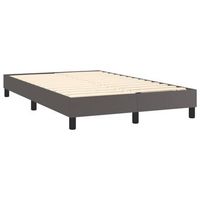 somier de laminas sobre patas estructura de cama 120x200 cm sintetico gris tdl0207229