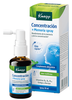 Kneipp Concentración + Memoria Multifrutas Spray 30 ml