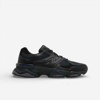 new balance zapatillas 9060 triple black leather para mujer