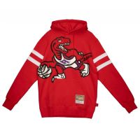 sudadera toronto raptors big face 20 fleece hoodie mitchell and ness
