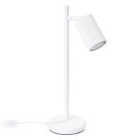 lampara de mesa moto blanco