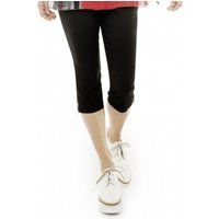 pull on stretch capri trousers