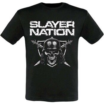 Slayer Camiseta manga larga Nation 2015 Dates para mujer