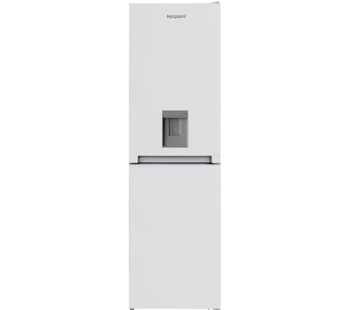 HOTPOINT Aquarius HBNF 55181 W AQUA UK 50/50 Fridge Freezer - White, Aqua