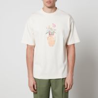 drole de monsieur le t-shirt pinceaux cotton-jersey t-shirt - s