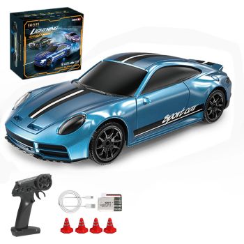 ENOZE 8502 8503 1/43 2.4G 4WD RTR Mini Drift coche RC a escala completa con luces LED modelos de vehículos de escritorio
