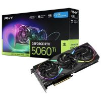 pny geforce rtx 5060 ti epic-x rgb overclocked triple fan 8gb gddr7 reflex 2 rtx ai dlss4