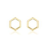 pendientes de mujer de plata 925 chapada en oro