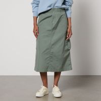 carhartt wip jet cargo cotton-poplin skirt - s