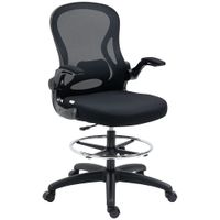 silla de escritorio 59x65x122 cm negro