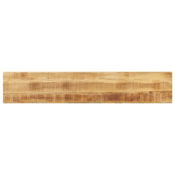 Tablero De Mesa Rectangular Madera Mango Rugosa 140x30x2,5 Cm Vidaxl