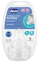 chicco tetina physio flujo rapido 4m 2 uds