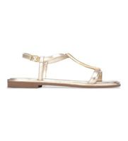 carmela para mujer 16329003-oro sandalias de piel 163290 dorado 40 plano hebilla casual clasico