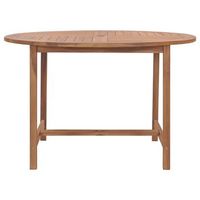 mesa de comedor de jardin  mesa de exterior madera maciza de teca o110x75 cm