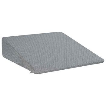 Almohada En Forma De Cuña Liso Gris 69 X 64 X 19 Cm Vidaxl