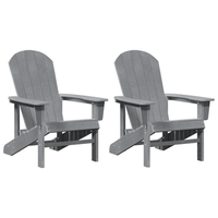 sillas adirondack 2 uds gris claro 74x82x90 cm hdpe cfw931498