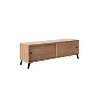 mueble de television kamet con puertas correderas funcionales