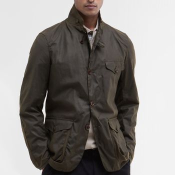 Barbour Heritage Beacon Waxed Cotton Sports Jacket - S