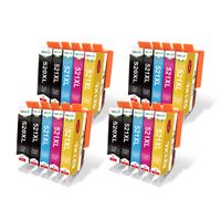 cartucho de tinta 520xl 521xl para canon pgi 520 521 cli compatible con impresoras pixma mp540 550 560 620 630 640 ip3600 4600 4700 xl