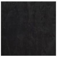 alfombra de pelo corto suave lavable huarte negro 240x240 cm vidaxl