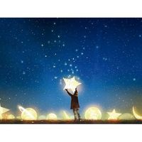 fotomural vinilo infantil cielo de estrellas 500 x 300 cm