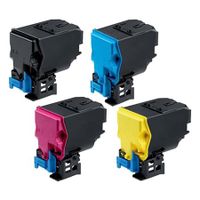 compatible multipack konica minolta bizhub c25 printer toner cartridges 4 pack -a0x5153