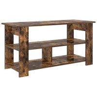 soporte para tv  mueble de salon  gabinete de tv roble ahumado 100 x 40 x 50 cm