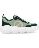 de no name - gong jogger mesh-suede jade