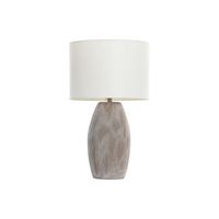 lampara sobremesa ceramica algodon 40x23x67