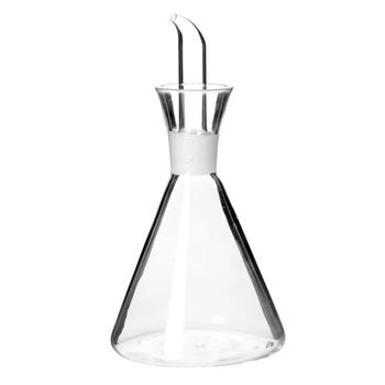 Aceitera antigoteo transparente de cristal 250 ml