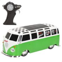 maisto tech rc - furgoneta teledirigida volkswagen combi 124 replica retro con mando 6 direcciones diseno clasico retro y acabados realistas ideal para fans de los clasicos y vehiculos miticos