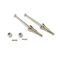 2pcs hbx m16105 eje delantero de transmision cvd de metal mejorado  pasadores  tuerca de bloqueo m4 para piezas de veh