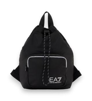 EA7 para mujer. 7W001195_AF22279 Mochila con detalles reflectantes negro (OSFA), Casual, Poliéster