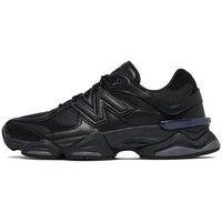 new balance zapatillas 9060 triple black leather para mujer