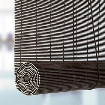 Estor Enrollable Decoracion Bambu 150x175cm. Wengue