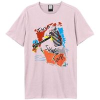 amplified clothing camiseta manga larga swing tour para mujer