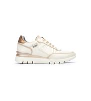 pikolinos para mujer w4r-6731 zapatillas de piel cantabria blanco 41 3 a 5cm cordones casual