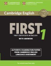 Cambridge English First 1. Student's book with answers