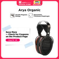 auriculares hifiman arya organic de tamano completo abiertos con iman magnetico plano para audiofilos uso en casa y estudio