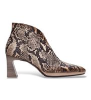 hispanitas para mujer hi254270 botines de piel atlanta taupe 41 5 a 8cm cremallera casual animal print