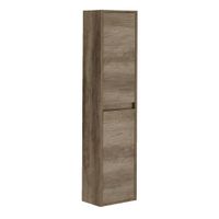columna de bano con 2 puertas y 2 estantes nordik