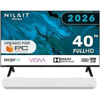nilait prisma 40fd7004svios 40 led fhd smart tv vidaa  harmony sound bar barra de sonido 20 60w