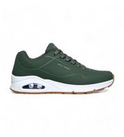skechers para hombre 52458 zapatillas uno stand on air verde 46 plano cordones casual