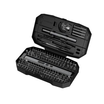 Juego de destornilladores eléctricos 153 en 1,3 velocidades ajustables,batería recargable de 650 mAh,iluminación LED de